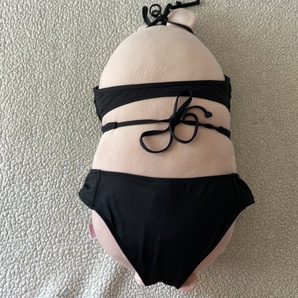 Abercrombie & Fitch bikini black wrap top and bottoms - Picture 4 of 7